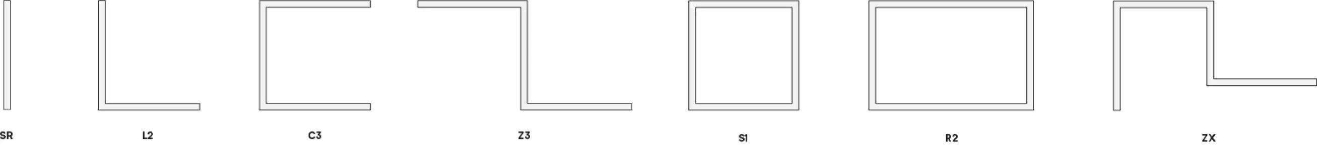 Interspace open and closed patterns