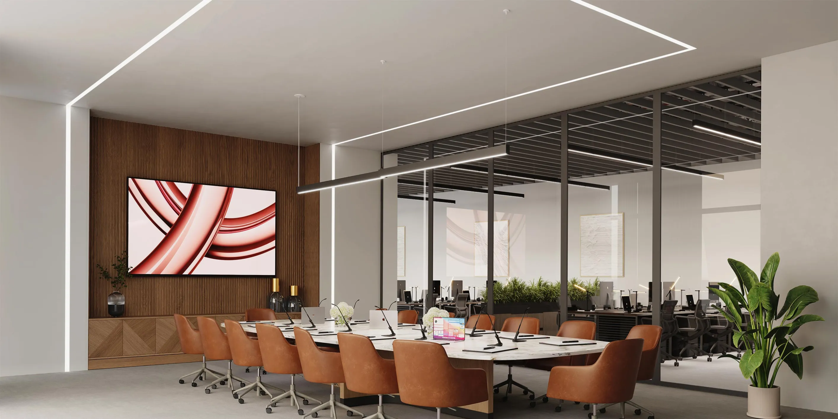 Interspace boardroom
