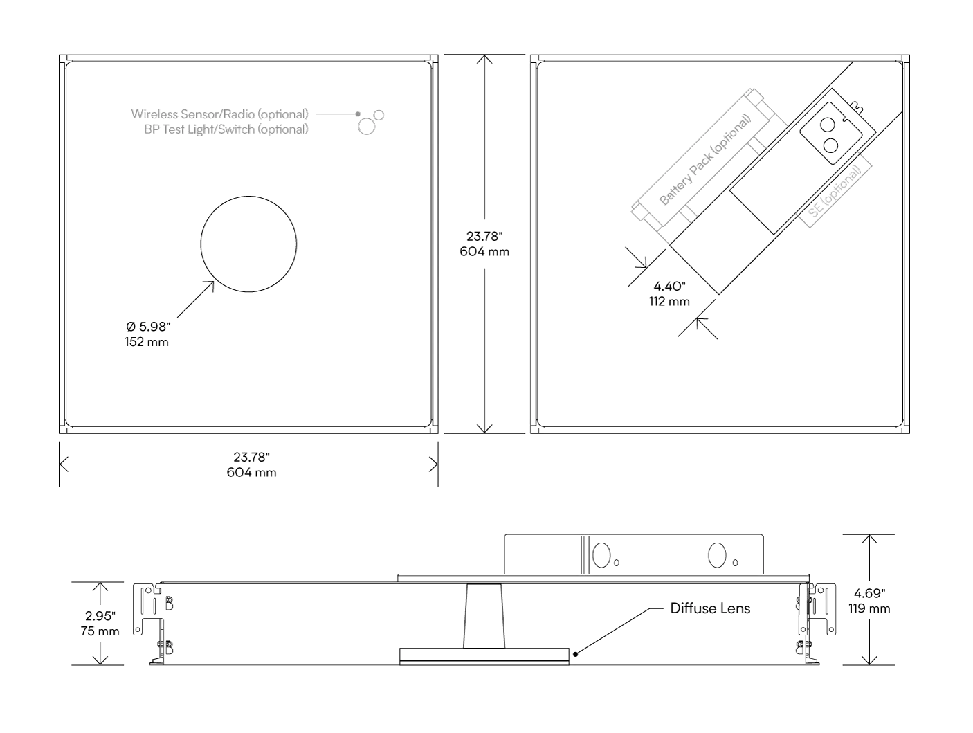 Pointform dimensions